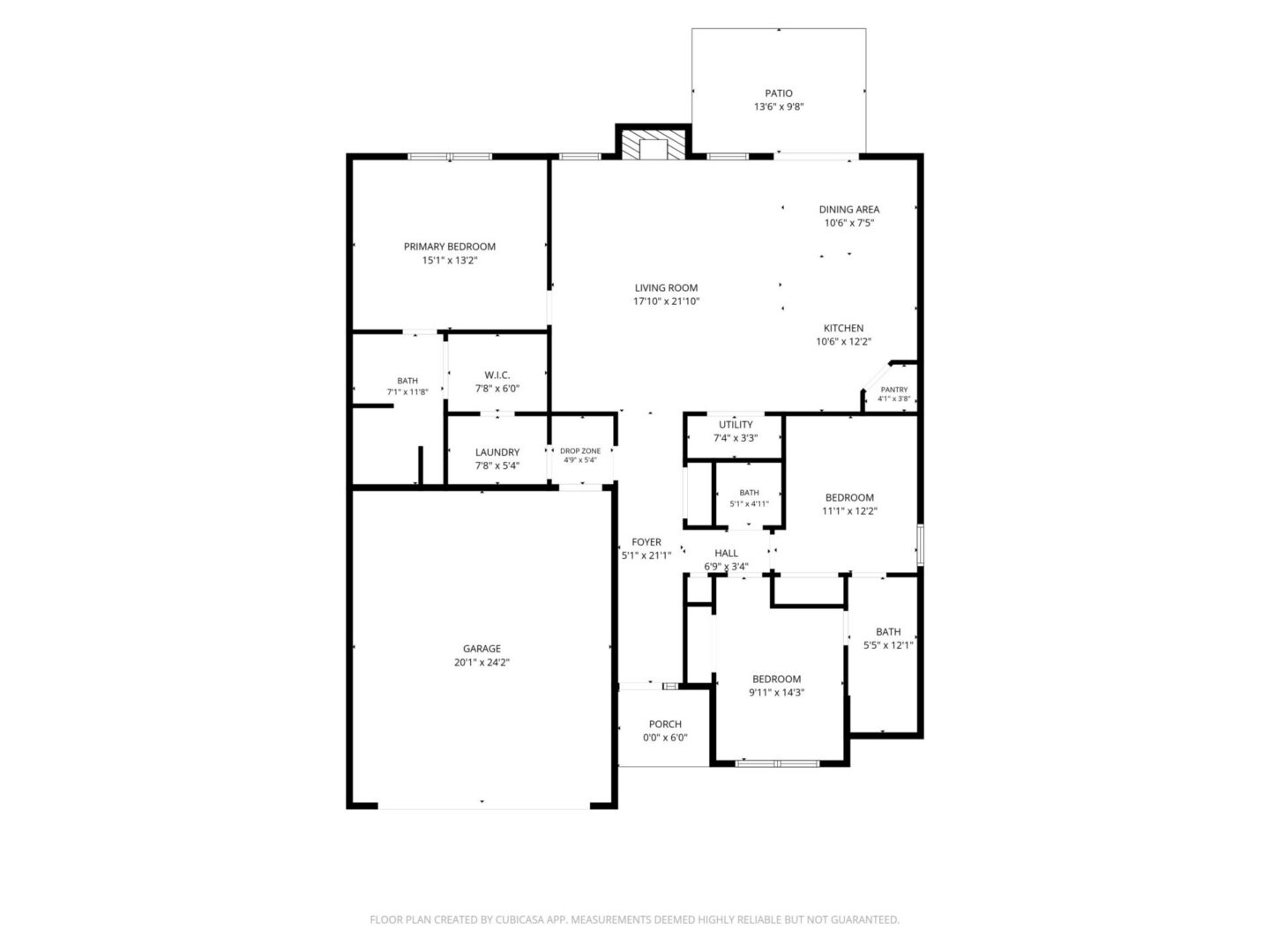 2D Floor Plan for 8910 Reed Street